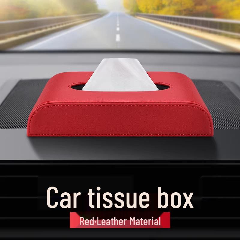 JAC HanTu iEV7, Xingrui T8, iEVA50, V7, QX Car Leather Tissue Box - Interior Accessories