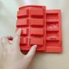 1Pc Baking Tools 20 /9-Cavity Financiers Mold Silicone Mold Red Dessert Tool Pastry Accessories Chocolate Molds, Silicone Pastry
