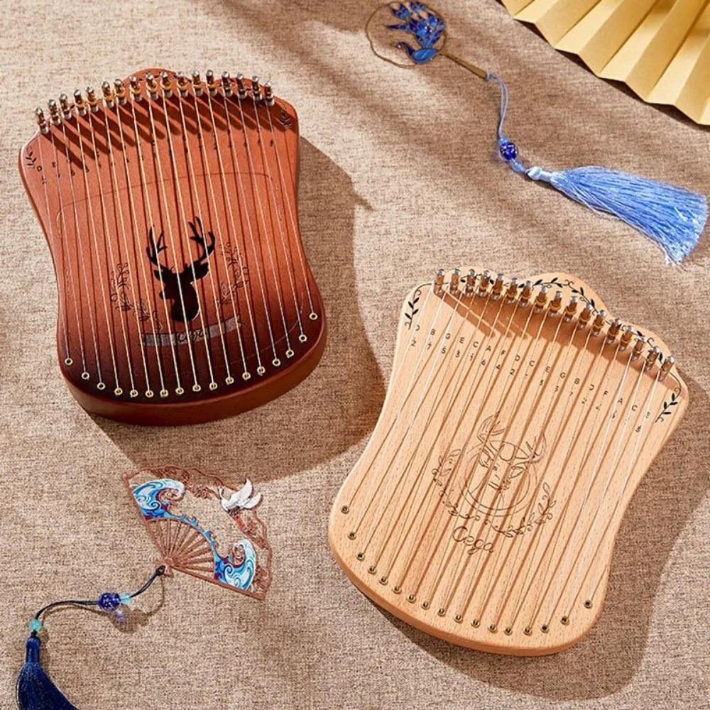 17 Strings Harp Portable Professional Stringed Instruments for Beginner Musical Instruments Leisure and Entertainment Gift String Instrument