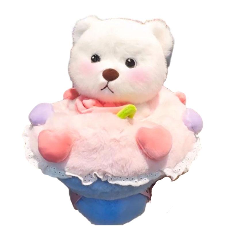 

Qita Bunny Toy Adorable And Soft Plush Flower Rabbit Doll Perfect Gift For Valentine s Day