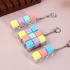 1Pcs Boys Girls Anti Stress Finger Keyboard Games Keychain Without Light 9 Keyboard Key Toy For Adults Antistress Toys