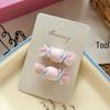 Children's Cute Candy Duckbill Hair Clip with Double Ponytail Rubber Band - Versatile Hair Accessories for Girls