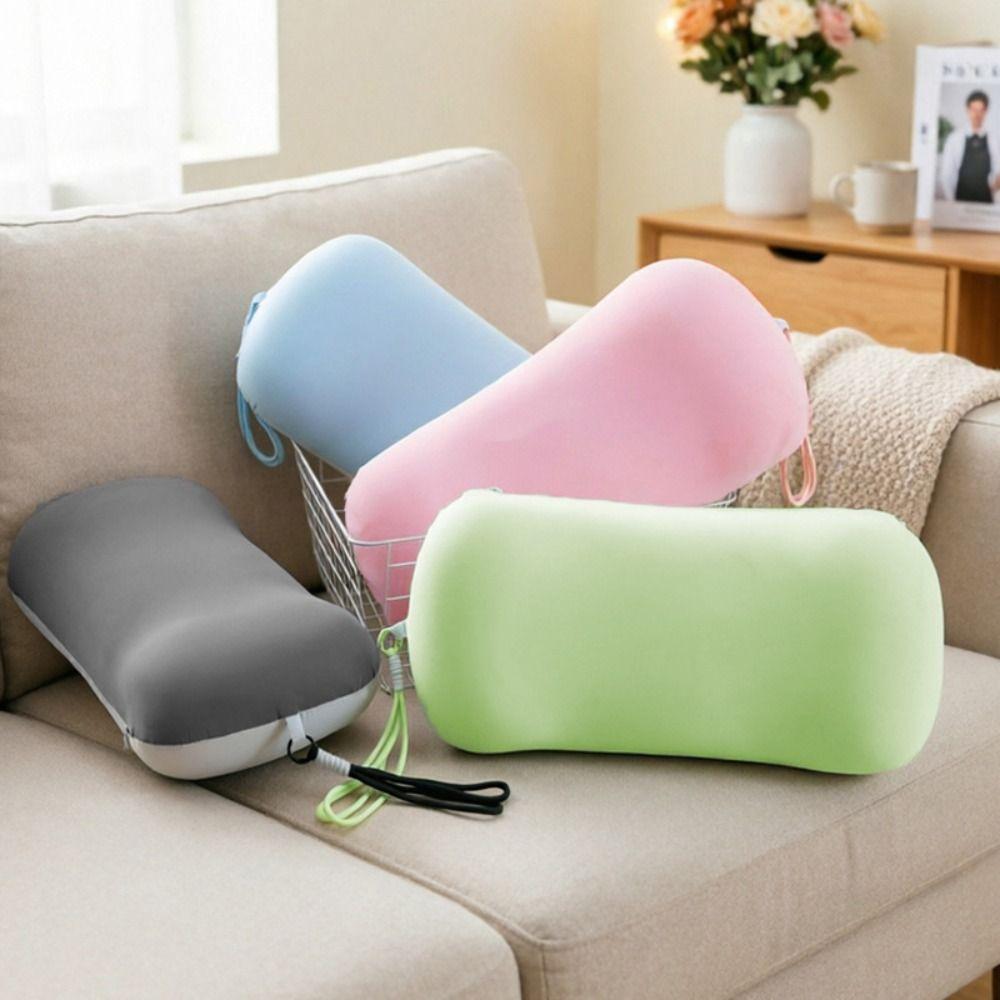 Ice Silk Office Nap Pillow Slow Rebound Neck Pillow Portable Lumbar Pillow  Bedroom
