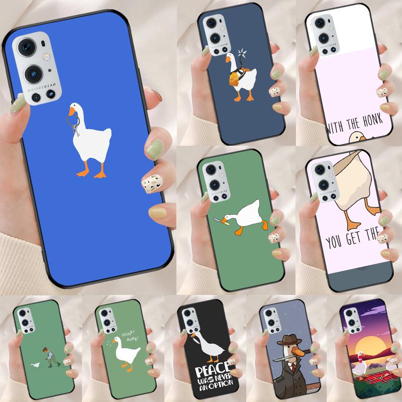 Cartoon Cute Goose Game For Realme 11 10 12 13 14 Pro Plus GT 7 6 5 Pro GT 6T C67 C61 C53 C51 C21Y C25S C75 C55 Case