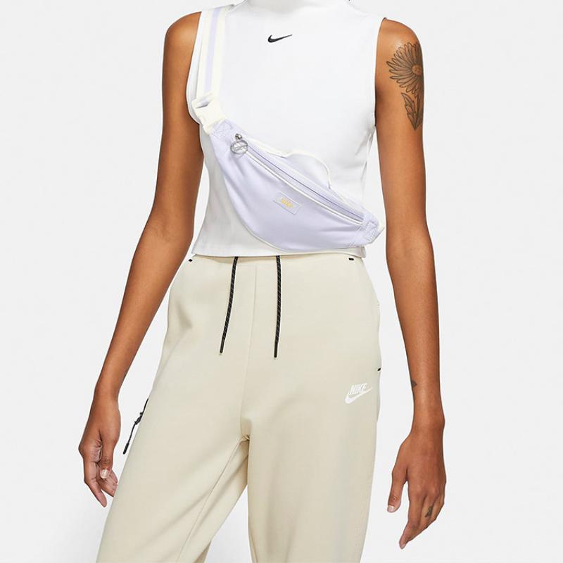 Nike Fabric Fanny Pack Regular Women's Oxygen Purple/White Casual DR6266-536