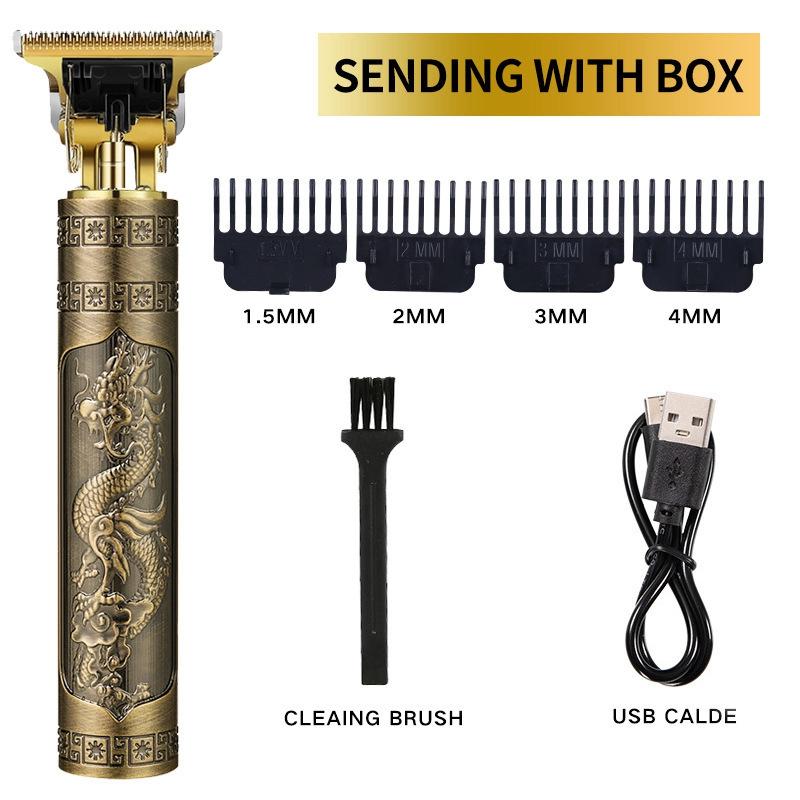 T9 Professional Hair Trimmer Wireless Electric Hair Clipper Beard Shaver Men Hair Cutting Machine Barber Big Blade Cutting Tools