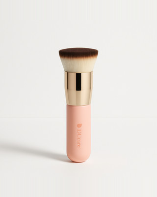 Plochý štětec Kabuki Foundation Buffing, syntetické profesionální štětce na make-up Tekuté míchání Mineral Powder Buffing Tuning