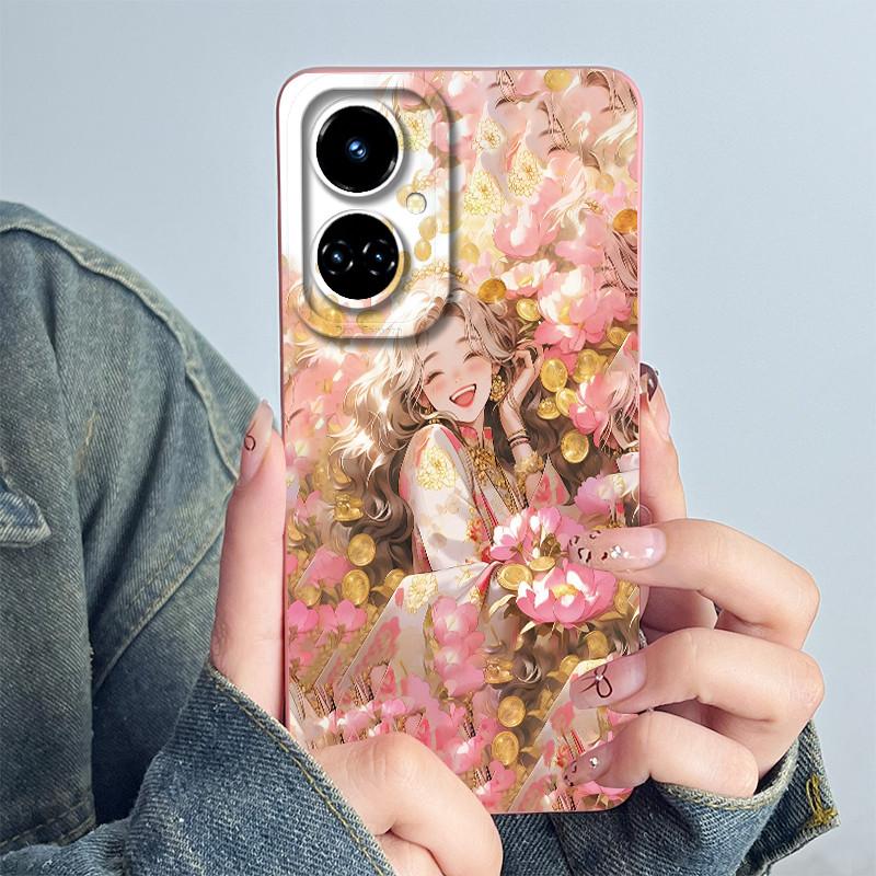 For Tecno Camon 19 CI6n / 19 Pro CI8 Phone Case Cover Silicone Sweet Painted Shell Cartoon Funda Printed Protective Casing Coque