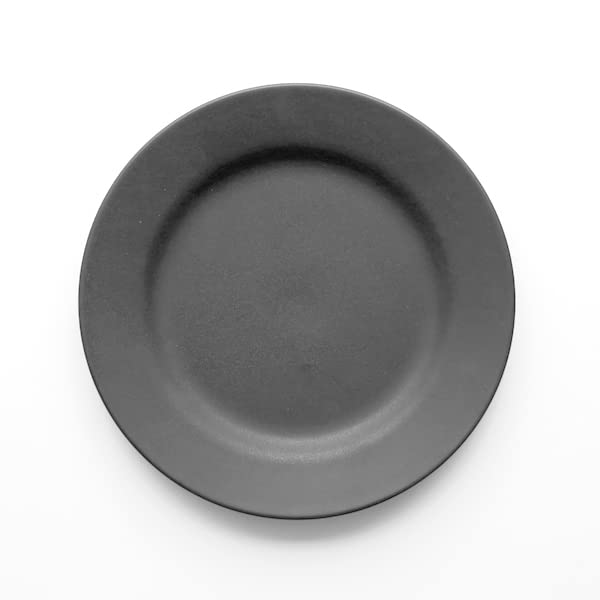 Plato de cumpleaños con borde de terraza Soma Black, fabricado en Japón, para lavavajillas, en color negro [Ohori Ware], regalo, vajilla, elegante, microondas, seguro, vajilla, Japón