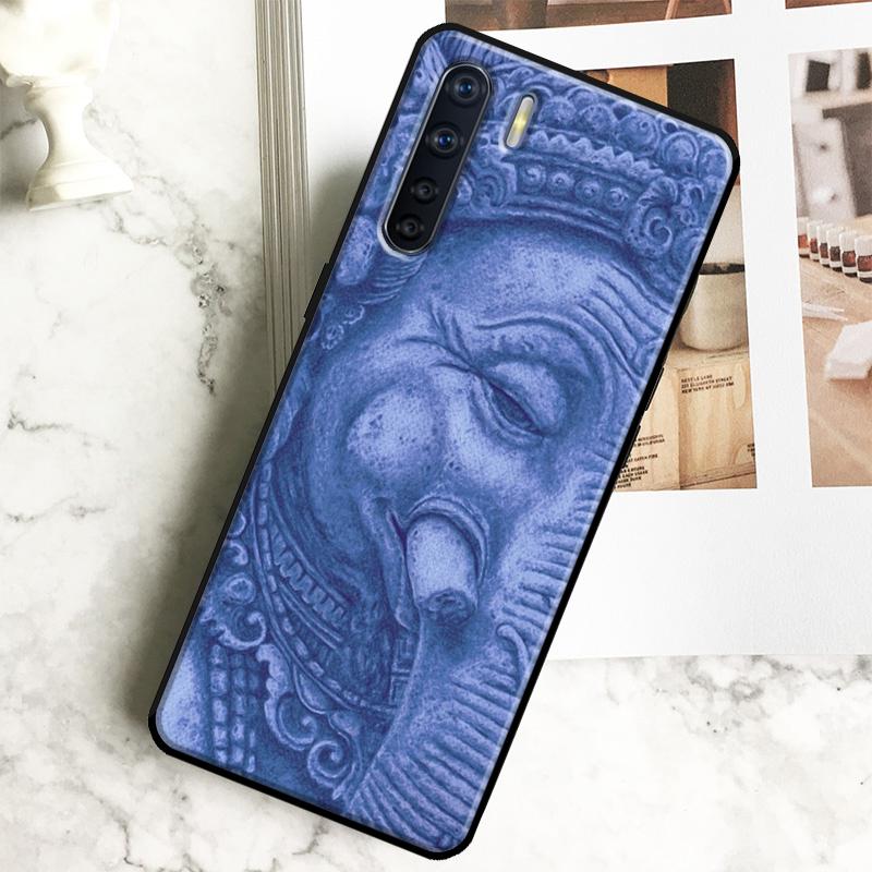 Ganesha Case For Oppo A96 A76 A16 A18 A38 A58 A78 A98 A15 A17 A77 A74 A94 A54 A57S A40 A60 A80 Cover