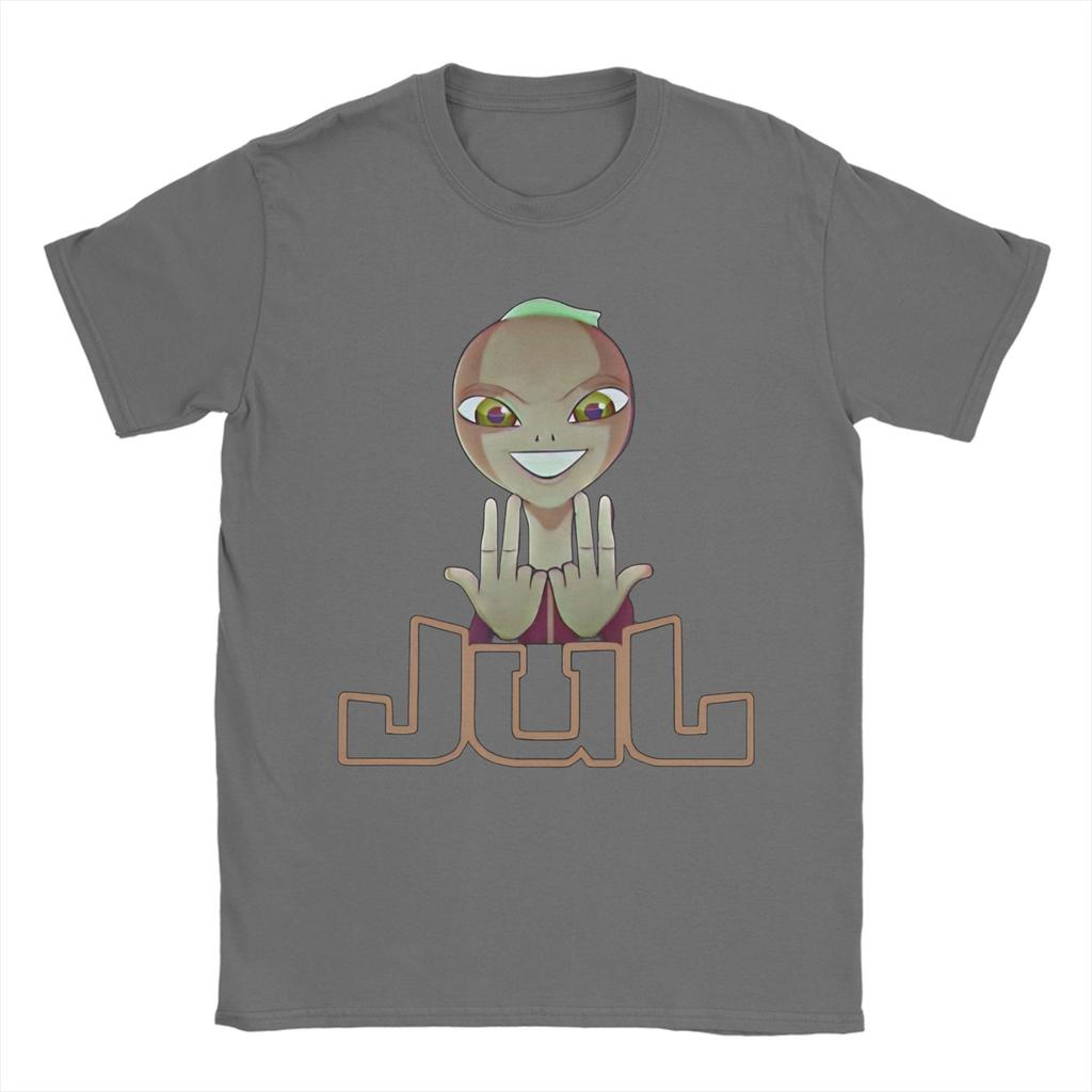 Men's T-Shirts JULs Rap Funny Cotton Tee Shirt Short Sleeve  T Shirts Crewneck Tops Gift Idea