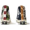 Brain Dead X Converse Chuck 70 High Mismatched Prints Unisex Sneakers Multi-Color White Black A12219C
