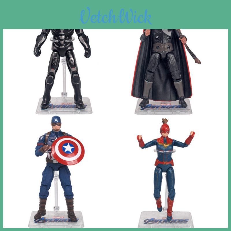 Avengers 4 Captain America Movable Pvc Action Figure With Bracket Box For Collectors