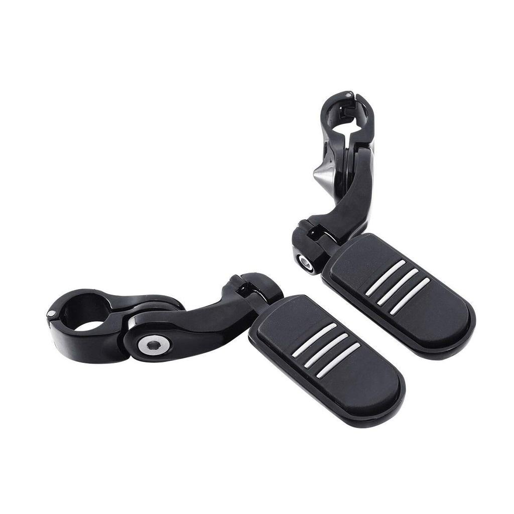 HUILI-JPHOME Short 32mm 1.25'' Universal Up Highway Foot Pegs Foot Pedals Footrest Honda Kawasaki
