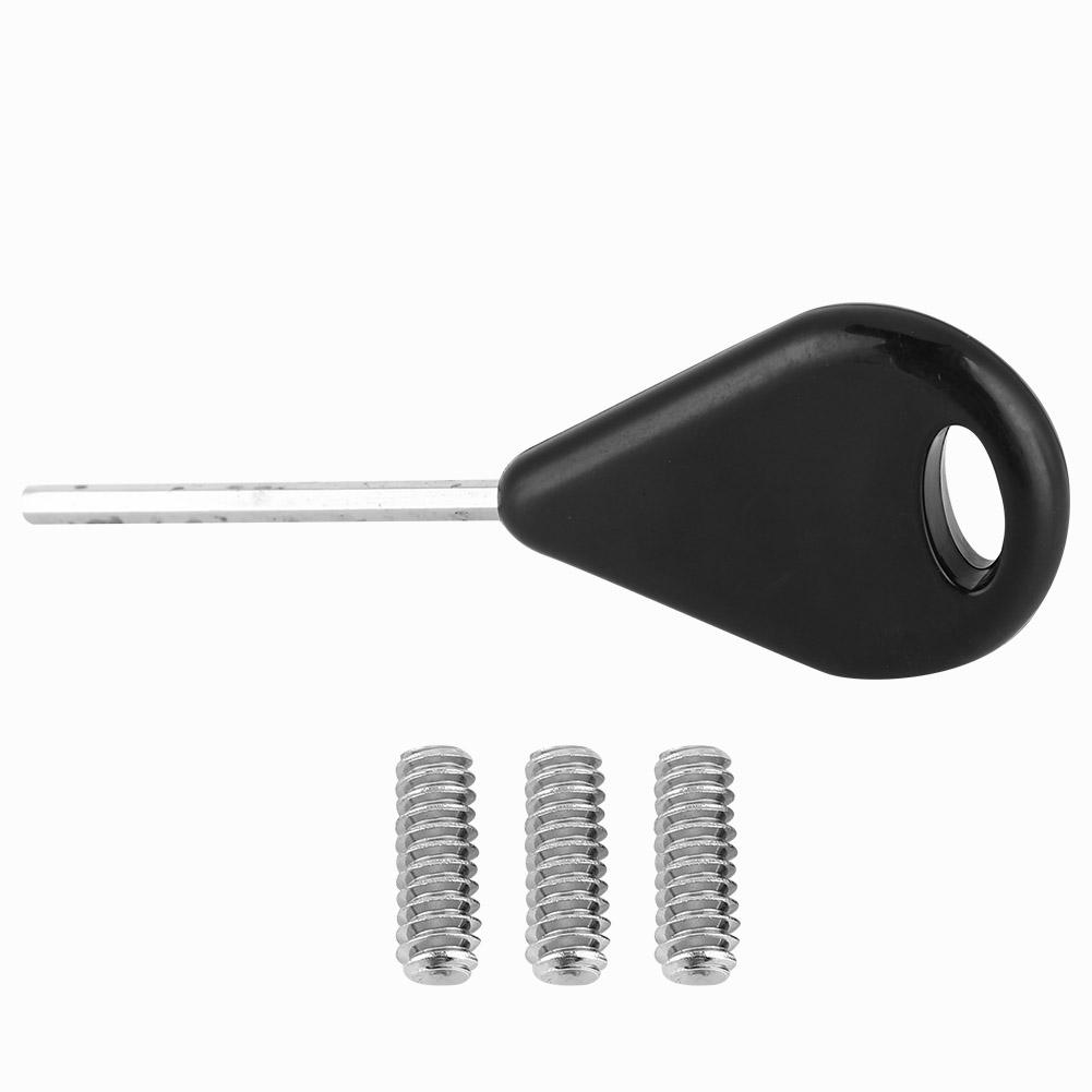Fin Key with 3 Screws FCS Replacement for Dorsal Surfboards