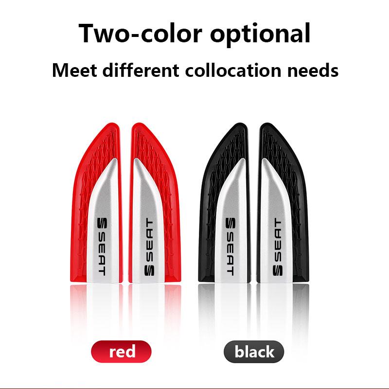 mszh8 Car Door Side Fender Blade Logo Emblem Badge Decal Sticker For Seat Leon Ibiza Alhambra Exeo Altea Arona Mii IBL Car Accessories