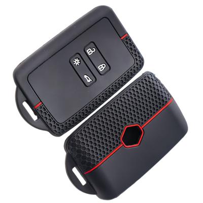 Silikon Auto Schlüsselhülle für Dacia Logan 3 für Renault Captur Zoe Espace 5 Clio Megane 4 Arkana Arcan Schlüsselanhänger Schale