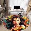 1pc Wonder Woman, Superhero Chair Carpet for Office Non-Slip, Indoor Non-Slip Washable Carpet, Non-Shedding Mat For Office yy251030075