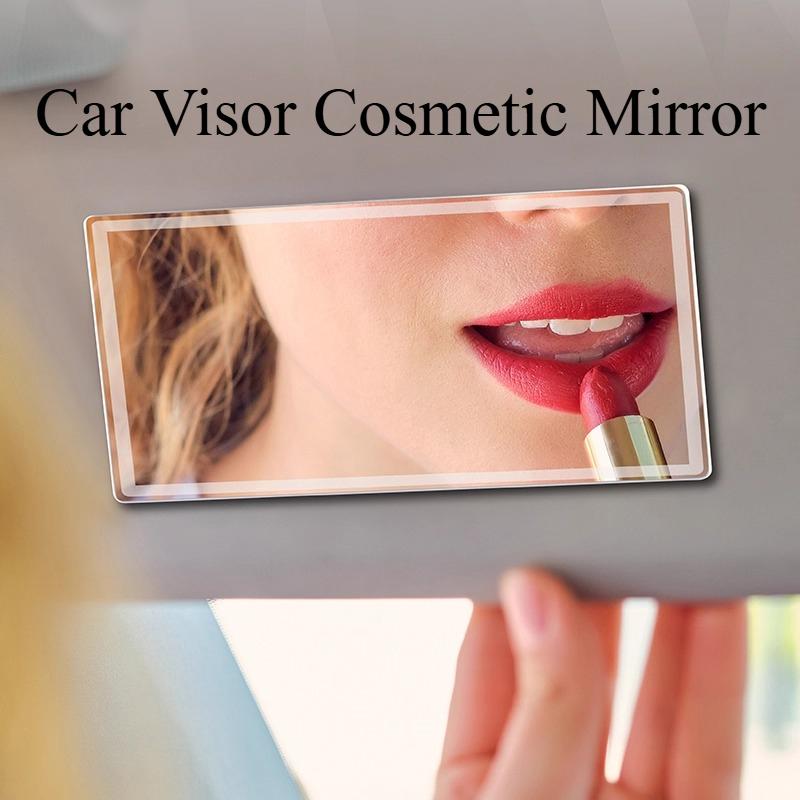 Car Visor Cosmetic Mirror Car Co-pilot Universal Visor Car Decoration Mirror Decoration Products Interior Mirrors Accessories