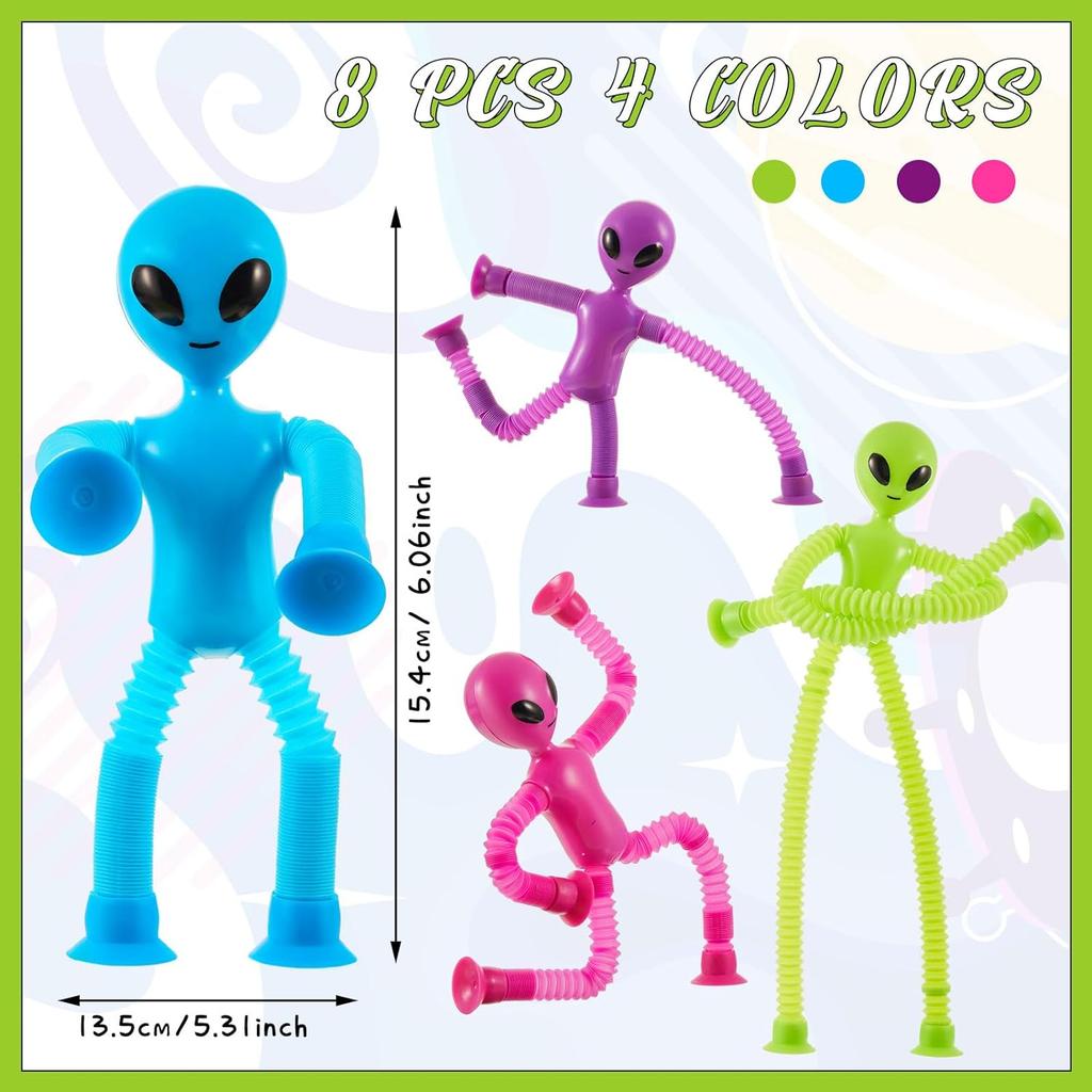 Telescopic Toys With Extraterrestrial Light And Multifunctional Shapes, Fun Puzzle Puzzle For Stress Relief, Stretching