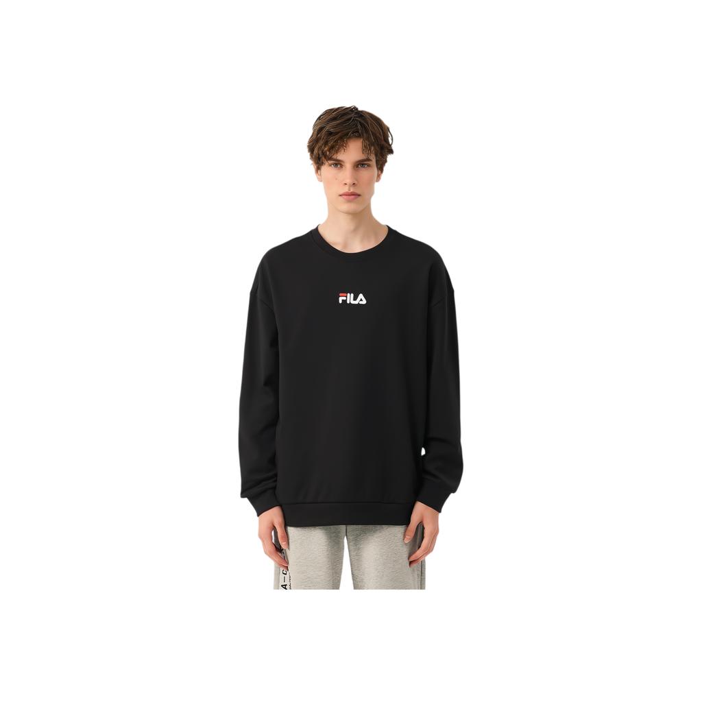 New FILA Sweatshirt Unisex Jet Black F51U138295FBK