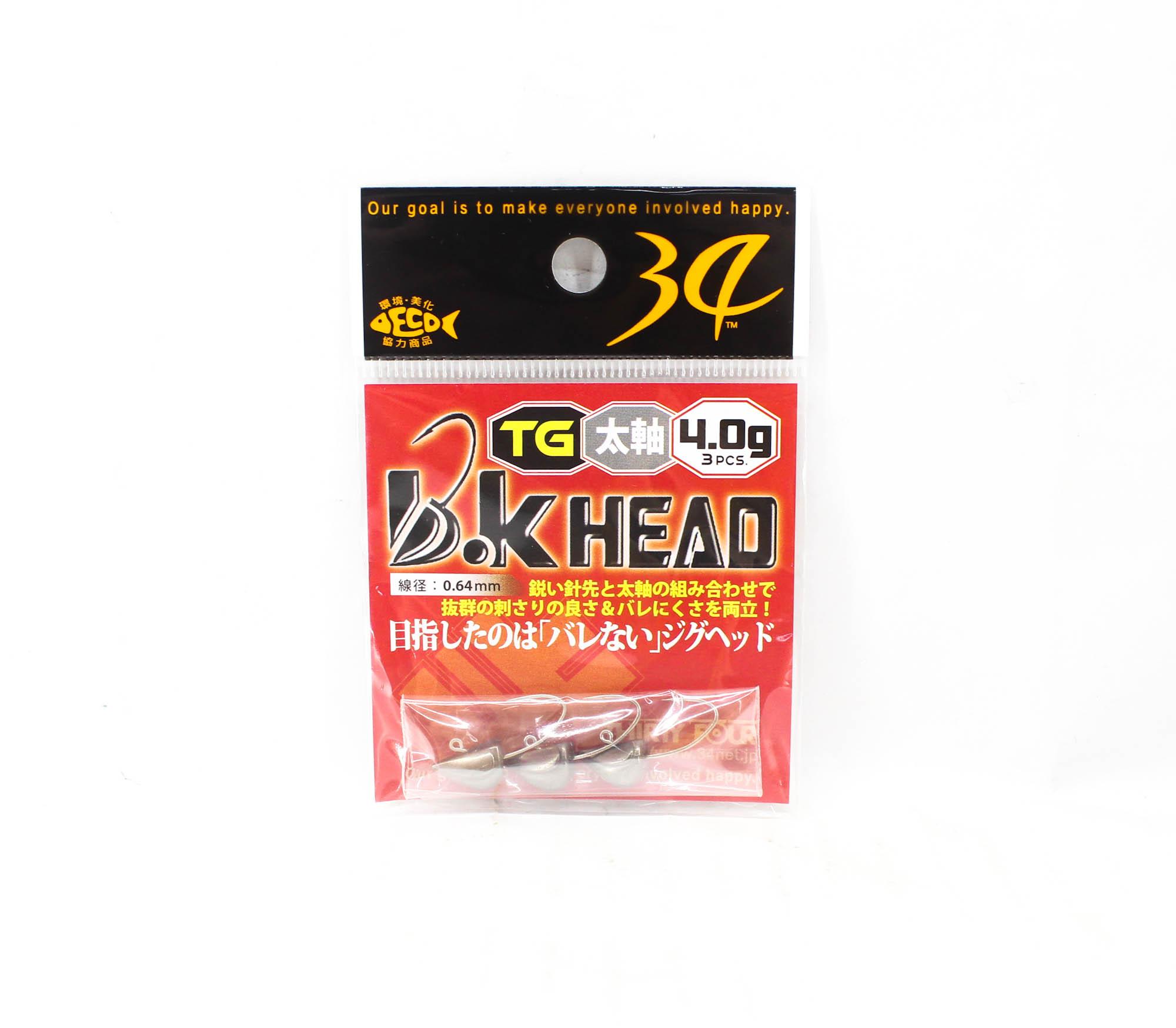 

Jig Head Thirty Four BK Head 4,0 грамма 3 шт. в упаковке (5715)