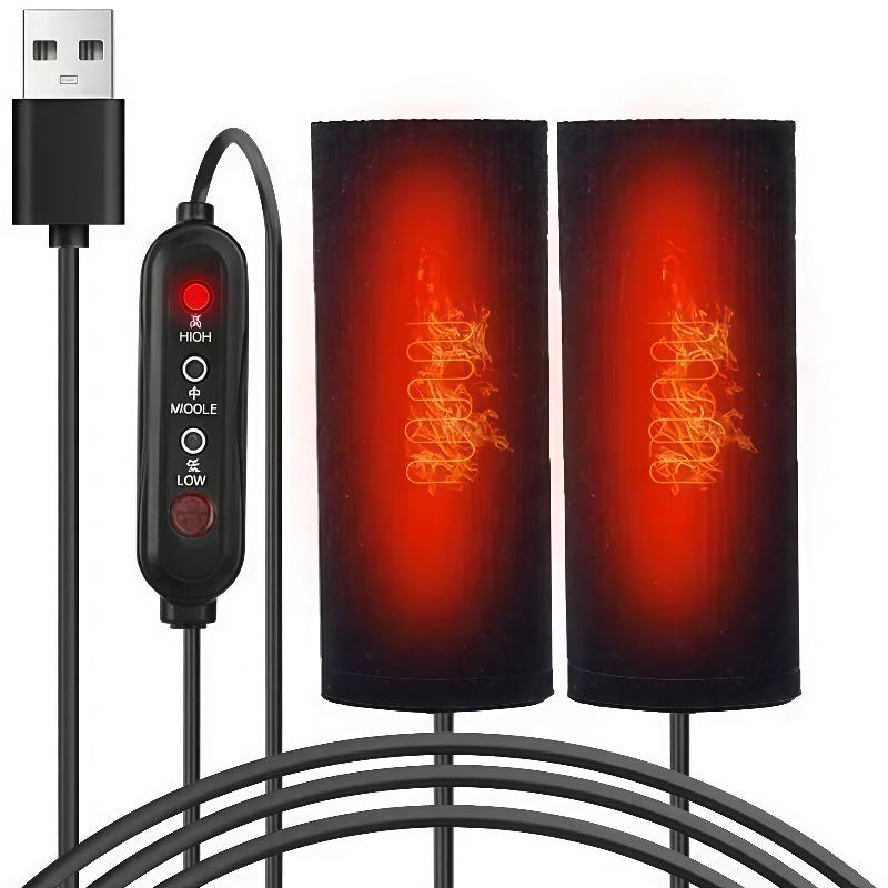 Motorcykel Uppvärmda Handtagsskydd USB Elektrisk Värme Cykel Motorcykel Motocross Handtag Styre Värmare Avtagbara Handtag