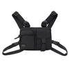 Large Capacity Double Shoulder Chest Bag Zipper Message Crossbody Pouch Men' S Vest Bag  Daily