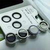2-3Pcs 8K HD Metal Ring Camera Lens Protectors Glass For IPhone 17 16 15 14 Pro Max Lens Protective Films 4