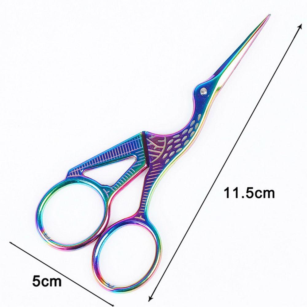 Classic Stork Nail Art Crane Embroidery Cutters Scissors Shears Tailor Scissors Sewing Tool