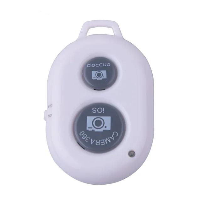 

Кнопка дистанционного управления Беспроводная связь Bluetooth Selfie Stick Shutter Self-Timer Camera для смартфона белый