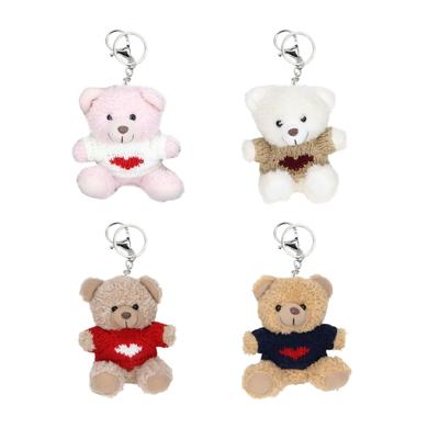 Cute Love Sweater Bear Phone Anti-lost Lanyard Trendy Couple Phone Pendant Keychain Simple Portable Phone Accessory