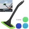 Windshield Cleaning Tool Windshield Cleaning Wand Auto Window Cleaner,Pieces Reusable Cloth Pads For Car Interior
