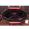 Johnature Retro Large Capacity Luxury Handbags Women Bags Designer Genuine Leather Casual Tote Rose Shoulder Bags