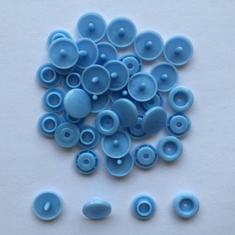 50 Sets runde Kunststoff-Druckknöpfe T5 Taschenordner Dunkle Schnalle Knopf Harz Bekleidungszubehör Für Kleidung Scrapbooking