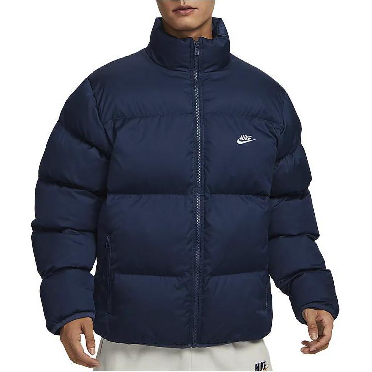 Nike Sportswear Club Primaloft Solid Stand Collar Zip-Up Padded Jacket Men Jackets Dark-Cyan FB7369-410