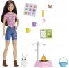 Barbie Skipper Doll On a Camping Trip + Rabbit Accessories HDF71