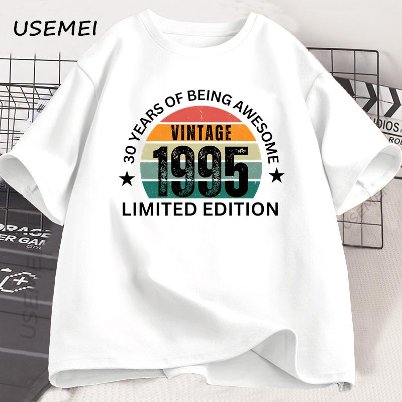 30th Birthday Gift Tshirt Made In 1995 Vintage Tee 30 Years Old Birthday Tshirt 1995 Birthday Gift for Unisex Women Clothes