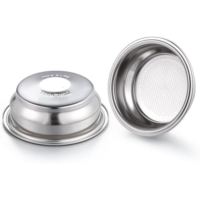 

58MM Pressurized 1 Hole Coffee Filter Basket Single/Double Cup Fit for 58mm Portafilter Espresso Coffee Tool