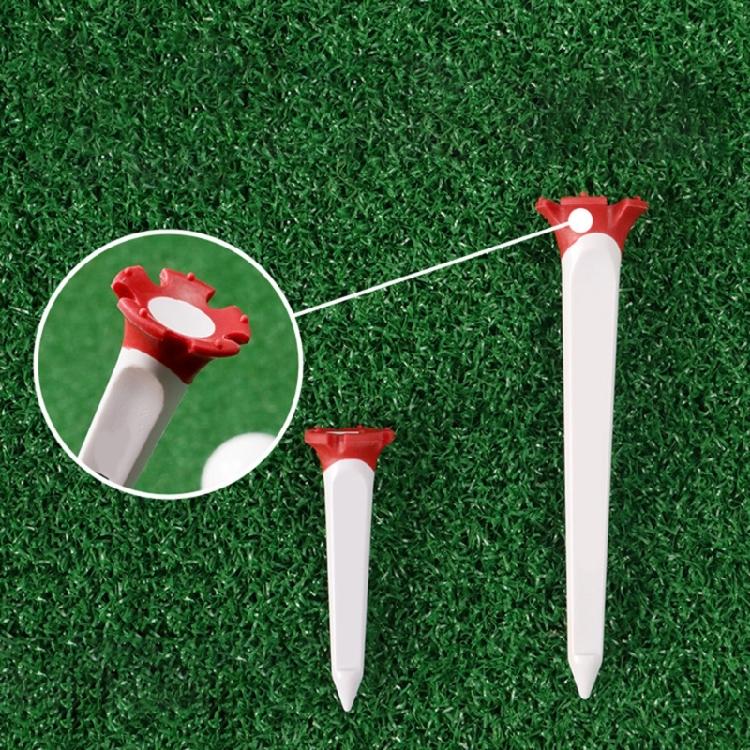 Golf-Tees Trainingsballhalter Multifunktionaler Kunststoff Stufen-Golf-Tees Reibungsarme Golf-Simulator-Tees Langlebig