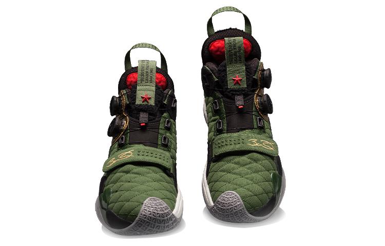Li Ning Way Of Wade 8 Screwdriver, Lei Feng Leather Cushioning Slip Resistant Abrasion Resistant Mid top ABEP001-8