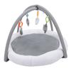 Plush Baby Play Gym Mat Sensory Development Thick Soft Cotton Filling Round Shaped Tummy Time