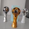 Portable Football Fan Small Handheld Fan 6-Speed Wind LED Display USB Charging Lightweight Travel Fan Quiet Personal Fan