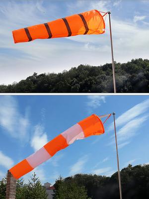 60/80/100cm Reflective Windsock Outdoor Rip-stop Wind Measurement Weather Vane Refective Windsock Weathervane Waterproof 1Pc