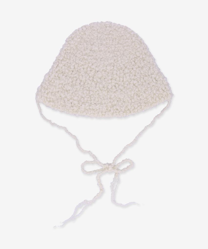 Beleuso Boucle Alpaca Hat Bucket Hat - Ivory / Vrs24Fwkt022Boucleivory