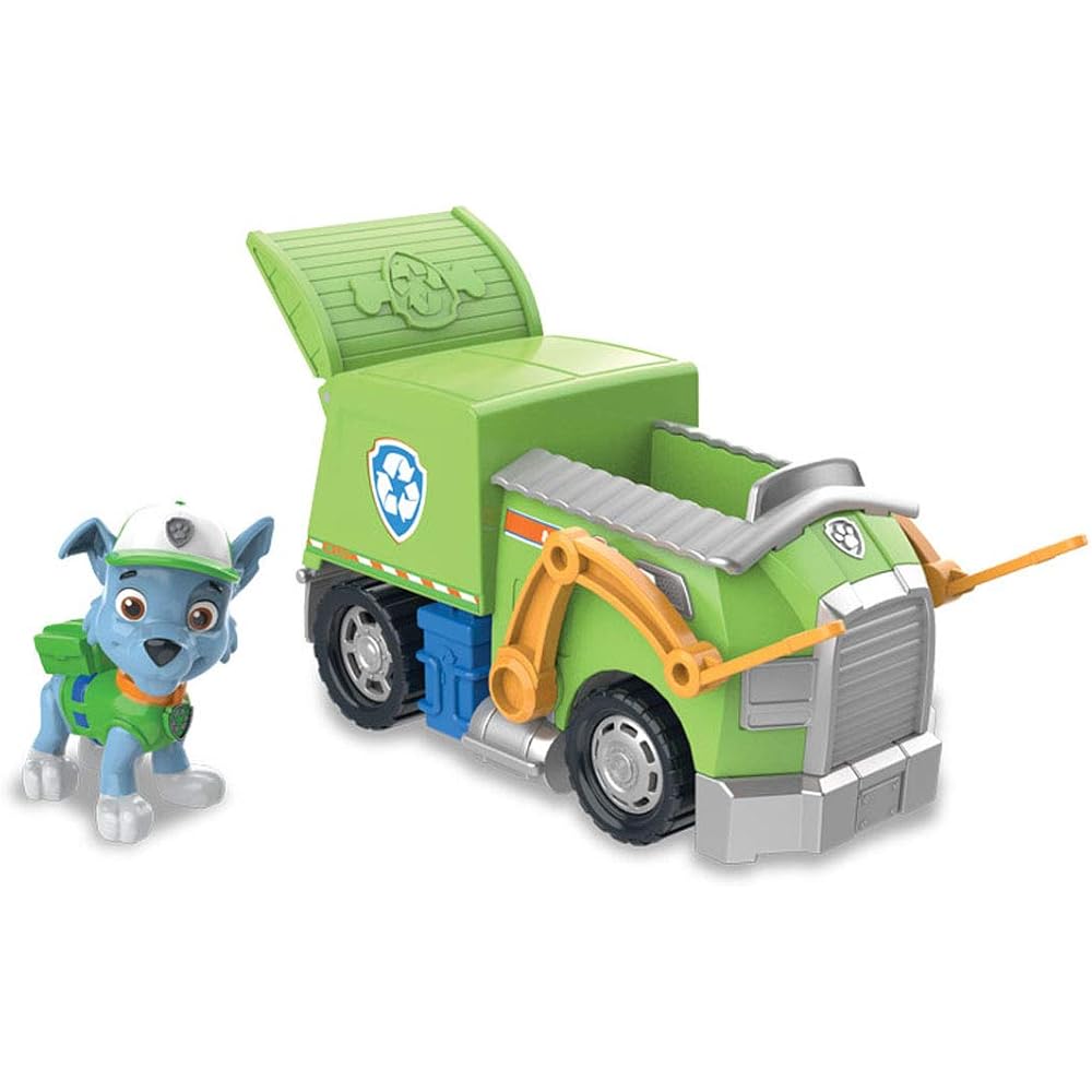 Takara Tomy Paw Patrol Basic Vehicle with Figure Rocky Clean Cruiser