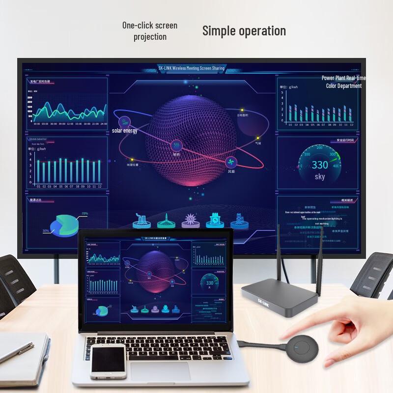 SK-LINK Enterprise 4K Wireless HDMI Screen Mirroring Device