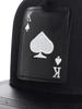 Sproutsy Men's Spade Playing Card Snapback Cap, Popular, Casual, and Stylish (Black)