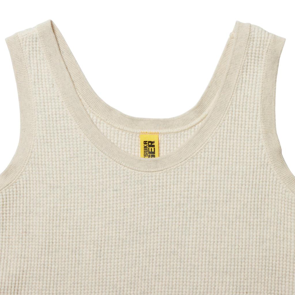 ONITSUKA TIGER Ws Top Solid Color Outdoor Casual Sports Pullover Vest Women Tops Beige 2182B169-250