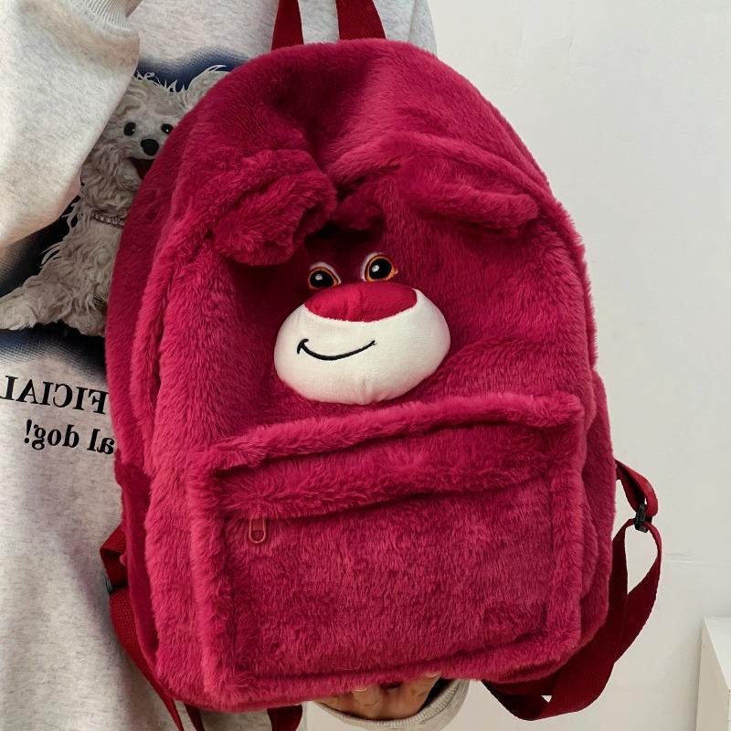Lotso Capacity Large Plush Backpack Cute Cartoon Girls Casual Travel Backpack